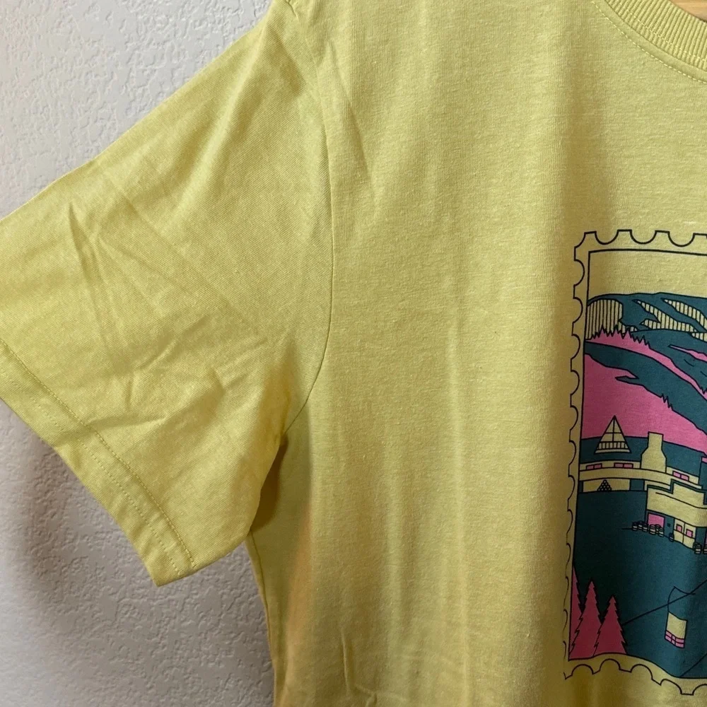 Cotopaxi Men's T Shirt Utah Yellow Size Medium - Picture 6 of 7